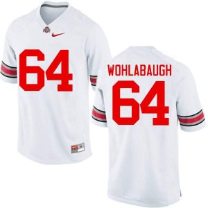 Men's Ohio State Buckeyes #64 Jack Wohlabaugh White Nike NCAA College Football Jersey High Quality YHM7344YF